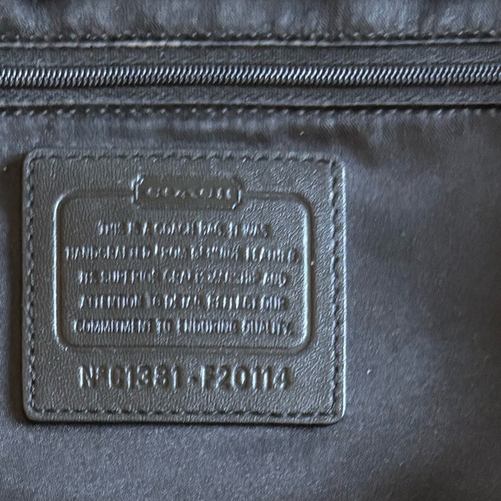 🖤🖤COACH ASHLEY BLACK LEATHER HIPPIE/SHOULDER/CROSSBODY BAG!🖤🖤 - Picture 8 of 8